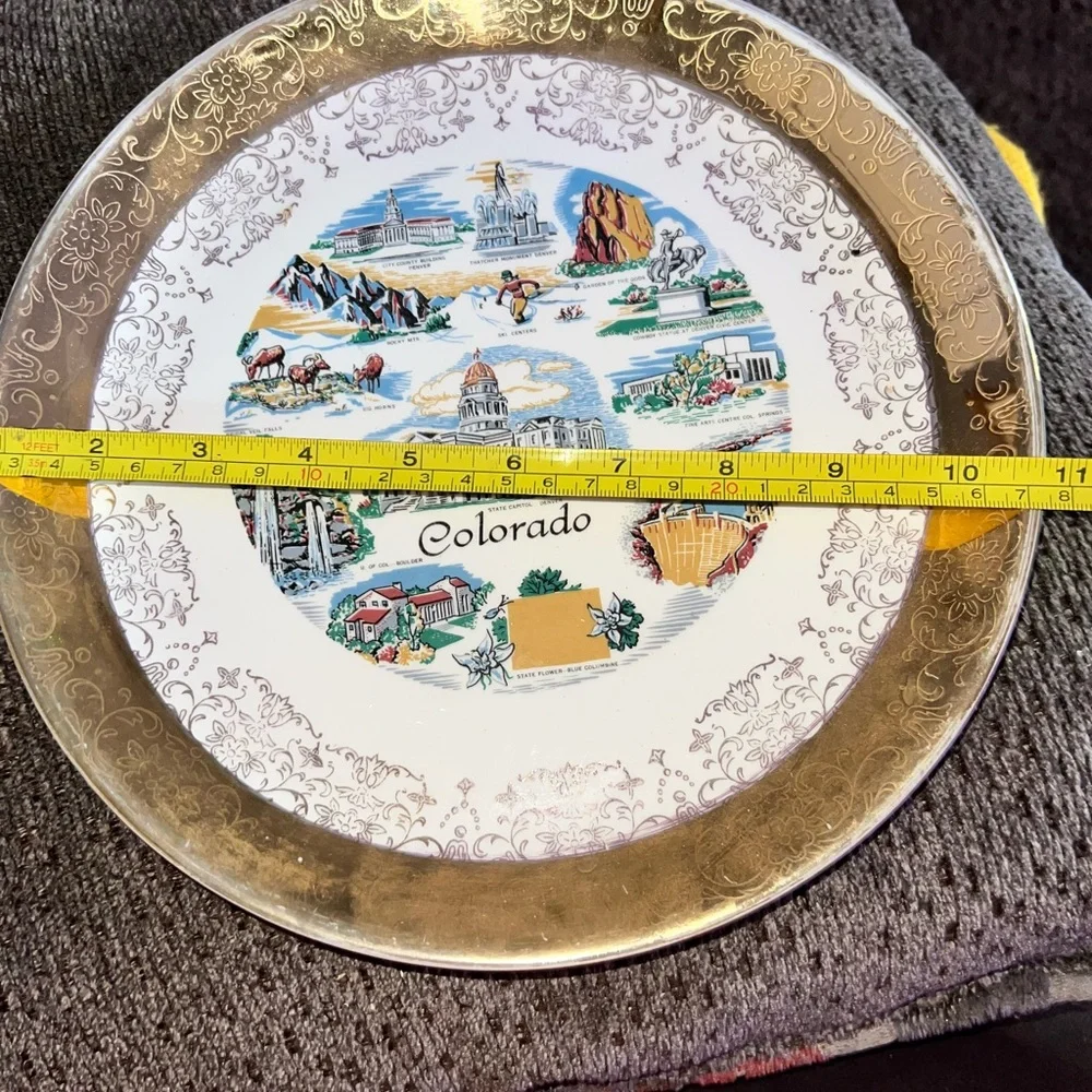 Vintage‎ Colorado collectors plate 10 1/2”